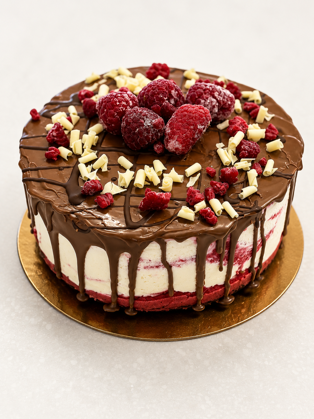 Gâteau glacé Framboisier