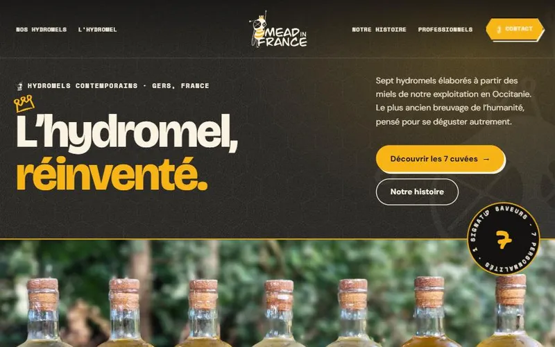 Site créé avec Logicake : Mead in France