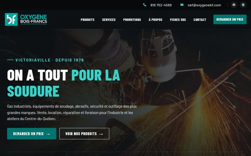 Site créé avec Logicake : Oxygène Bois-Francs