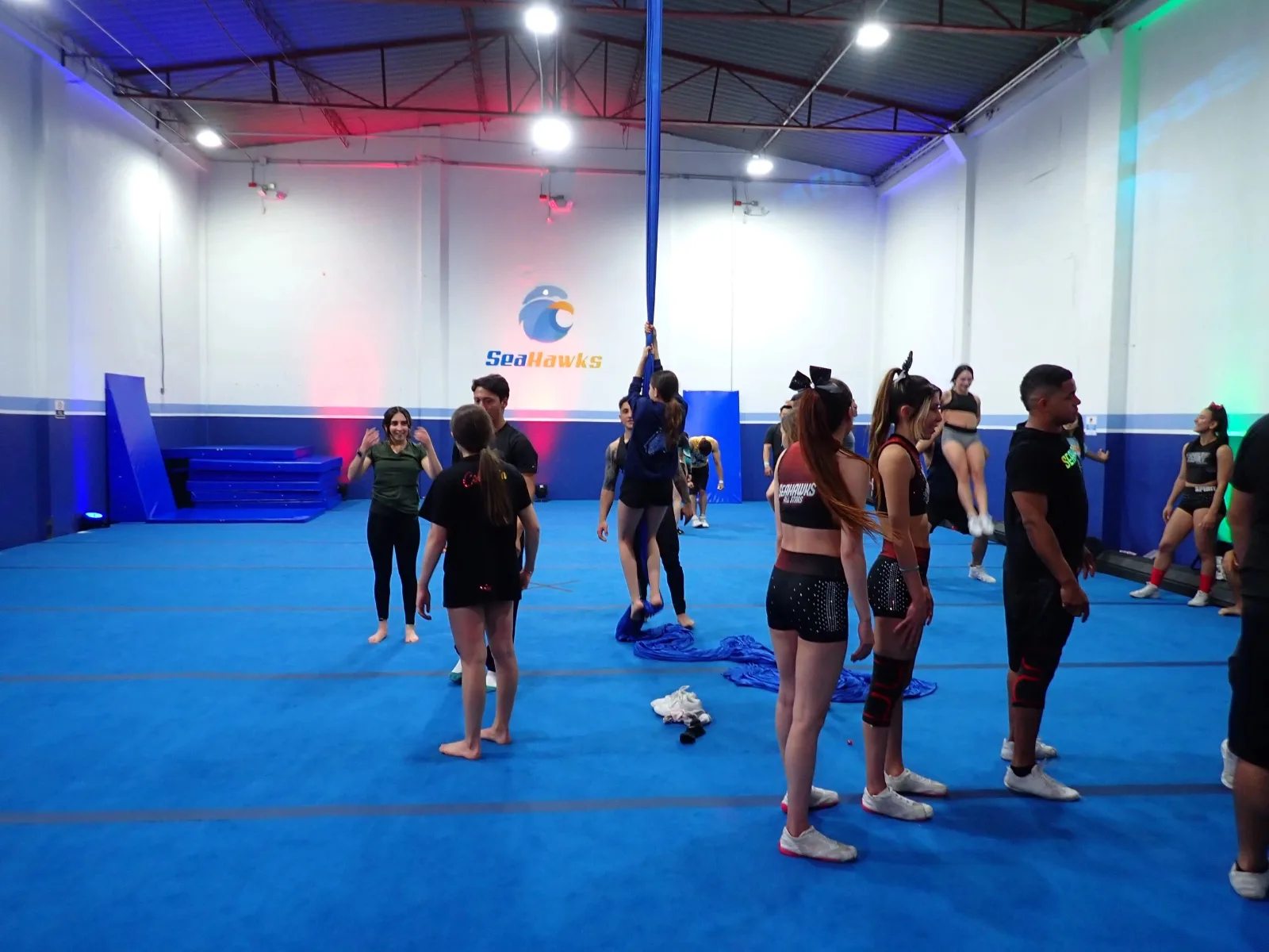 Entrenamiento recreativo de cheerleading